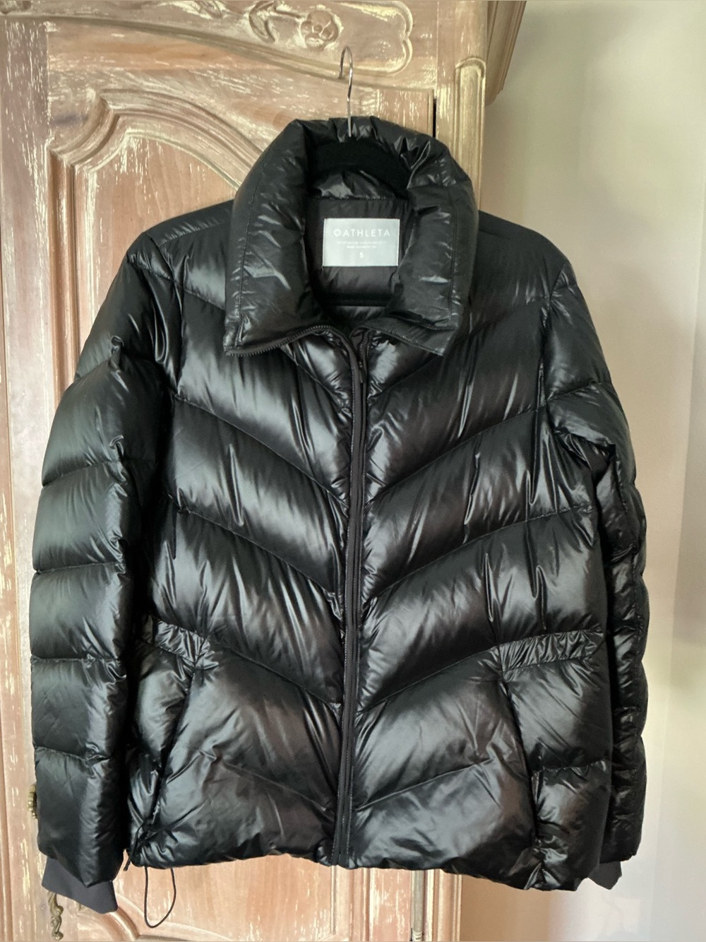 ‼️NWOT Athleta Black Goose Down Puffer Jacket